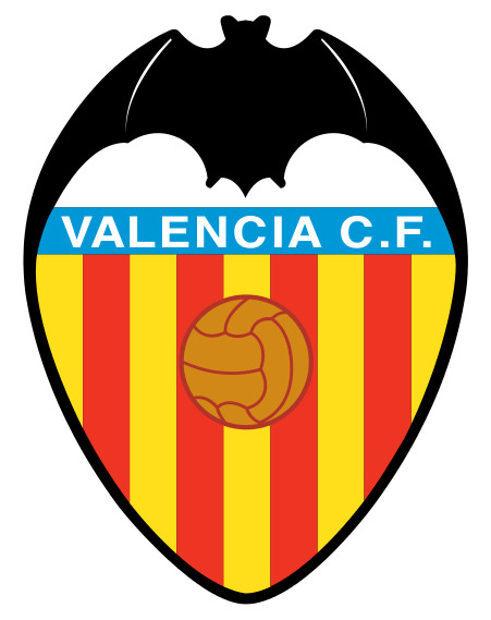 Fanion Football Valencia CF – 9x11 Cm – Vintage, Très Bon état